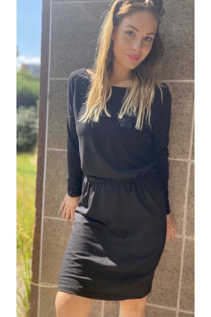 Šaty PLACE BLACK - Maminka (Velikost Dámské XS/S)