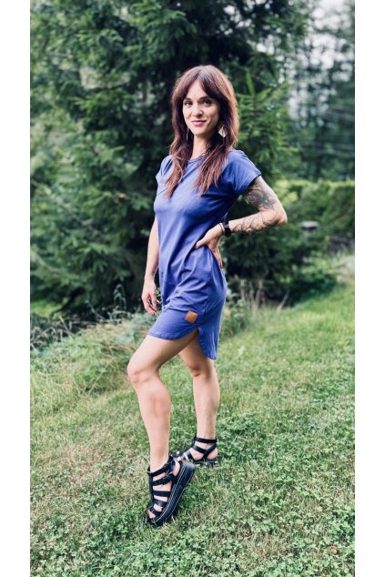 Šaty TRIPLE JEANS - Maminka (Velikost Dámské XS/S)