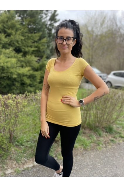 Triko BASIC BANANA - Dámské (krátký rukáv) (Velikost Dámské S)