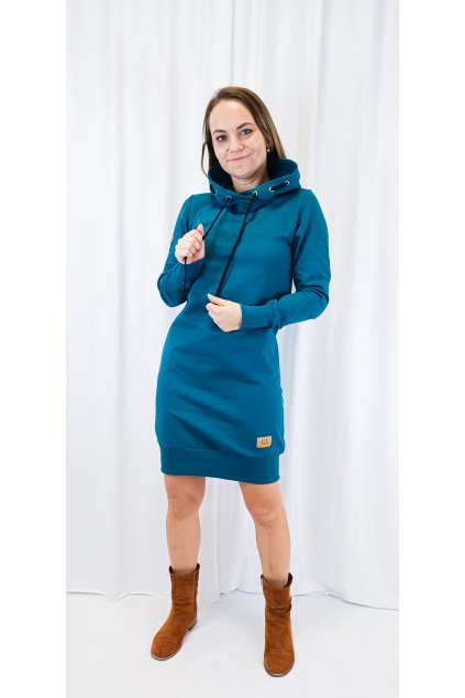 Mikinošaty TEAL (VELIKOST 34)