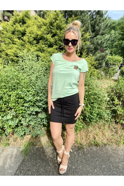 Triko LONG PASTEL GREEN - Dámské (krátký rukáv) (Velikost Dámské XS/S)