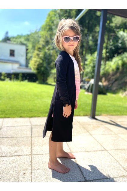 Úpletový Cardigan Black  – Holčička (Velikost Dítě 86 - 92)