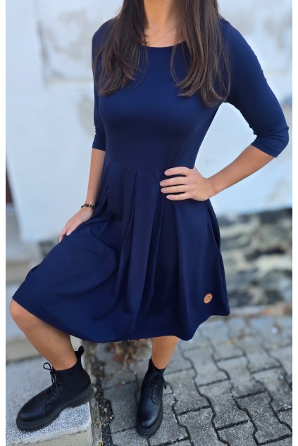 Šaty ESMÉ Navy (VELIKOST 34)