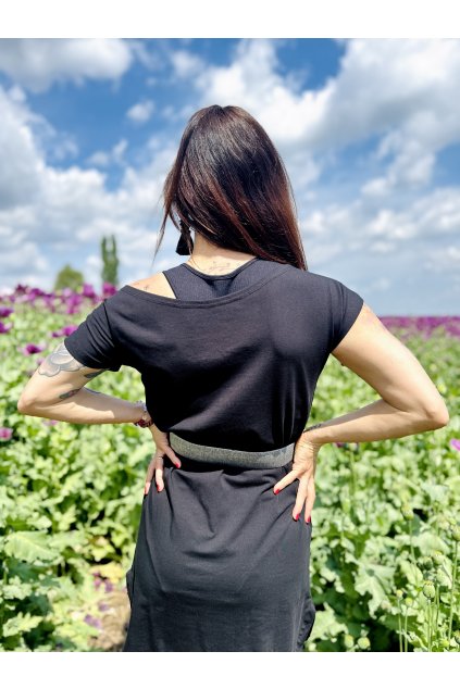 DÁMSKÉ Šaty ALL IN 1 Shiny Black (Velikost Dámské XS/S)