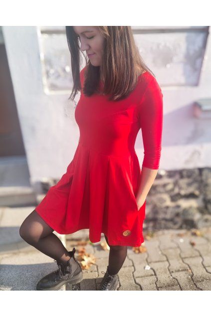 Šaty ESMÉ red (VELIKOST 34)