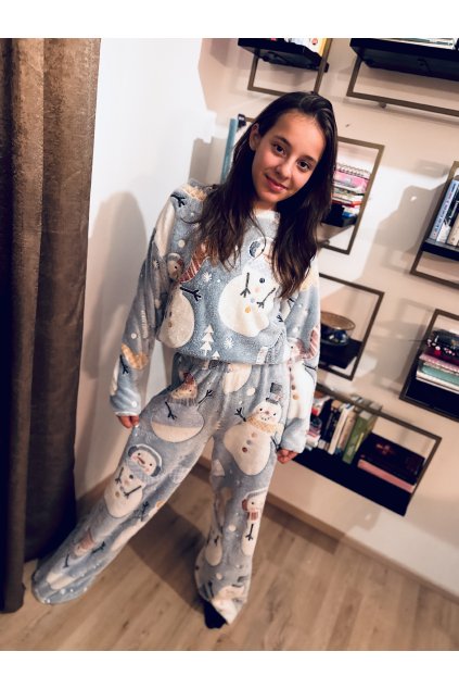 Dámské Plyšové Kalhoty - SVÍTÍCÍ VE TMĚ (Velikost Dámské S)