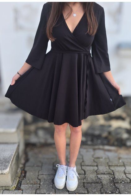 Šaty SOFIE black (VELIKOST 34)