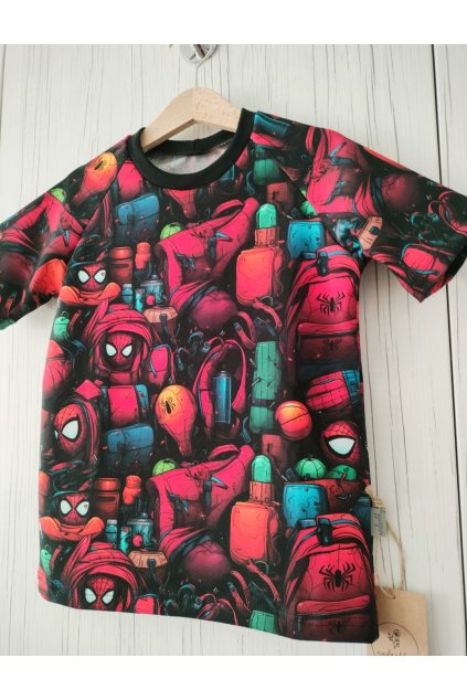 TRIČKO SPIDERMAN (Velikost 110/116, Rukáv Dlouhý)