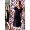 Kojicí šaty Grace MODAL black (Velikost S)
