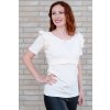 Adaptivní tričko Paola creamy - volánky (Velikost L)