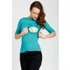 krasna mamka cityzen kojici tricko tyrkysova 15