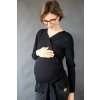 Těhotenský a nosicí zavinovací kabátek (Velikost L)