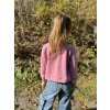 DÍVČÍ CROP mikina PINK WARMKEEPER (Velikost Dítě 134 - 140)
