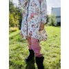 Dívčí Softshellové kalhoty s fleecem PINK ANIMALS (Velikost Dítě 122 - 128)