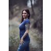 Kojící tričko JEANS ( krátký rukáv ) (Velikost Dámské XL)