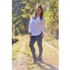 Mušelínová polokošile WHITE - Dámská (Velikost Dámské XS/S)