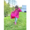 Šaty #MULLETDRESS RASPBERRY - Holčička (Velikost Dítě 122 - 128)