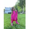 Šaty #MULLETDRESS RASPBERRY - Holčička (Velikost Dítě 122 - 128)