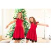 Šaty Jingle Bells  POSH Fancy Red - Holčička (vel. 68 - 128) (Velikost Dítě 134 - 140)