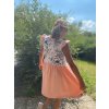 Šaty POSH ART APRICOT - Holčička (Velikost Dítě 134 - 140)