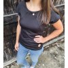 Dámské tričko BLACK kojicí (VELIKOST 34)