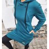 Mikinošaty s kapsami TEAL kojicí (VELIKOST 34)