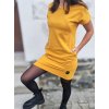 Úpletové šaty s kapsami MUSTARD kojicí (VELIKOST 34)