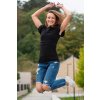 Adaptivní tričko Paola black - volánky (Velikost L)