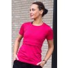 Adaptivní tričko Love MERINO fuchsia (Velikost L)