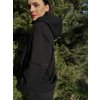 Dámská Kojicí mikina se skrytým zipem HOODIE SHINY Black (Velikost Dámské XS/S)