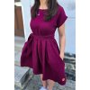 Mušelínové šaty KATE s kapsami WINE (VELIKOST 34)