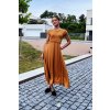 Adaptivní šaty Midi bronze (Velikost L)