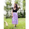 Dámská SUKNĚ s volanem Demi FLORA (Velikost Dámské L)