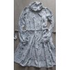 Zimní bambusové kojicí šaty se skrytými zipy – eukalypt (Velikost 2XL/3XL)