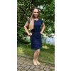 Šaty/tunika dámská NAVY (VELIKOST 34)
