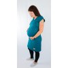 Šaty/tunika dámská TEAL kojicí (VELIKOST 34)