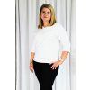 3/4 tričko Elegán bílé (Velikost L/XL)