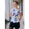 Adaptivní tričko Sofia watercolor flowers (Velikost L)