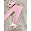 DÍVČÍ Hřejivé zimní TERMO LEGÍNY Creamy Pink WARMKEEPER (Velikost Dítě 146 - 152)