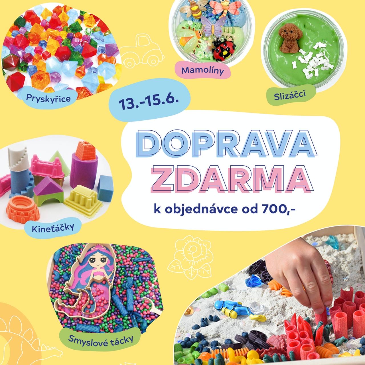Doprava zdarma od 700 Kč