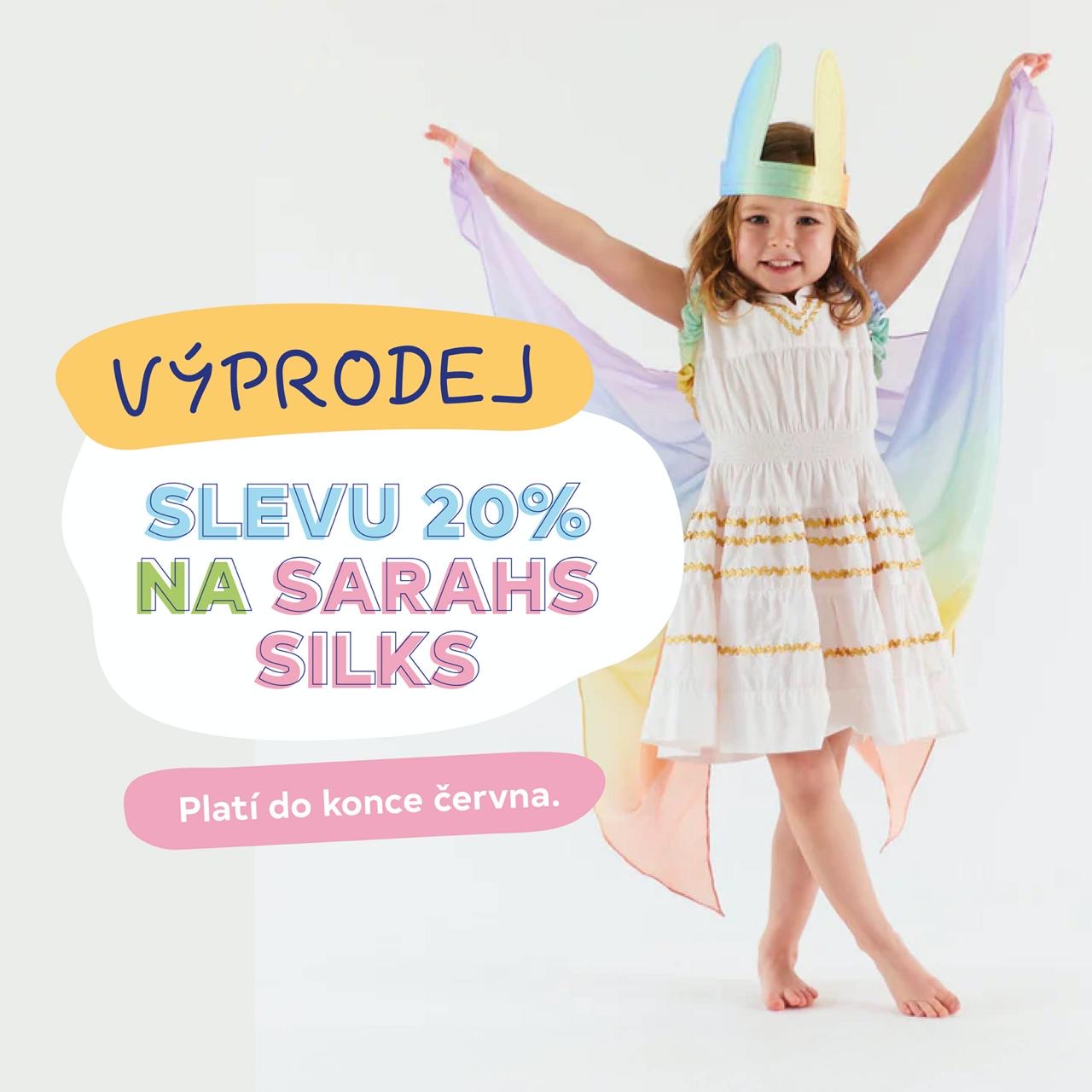 20% sleva Sarah's Silks