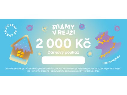 Vánoční voucher 2000 Kč