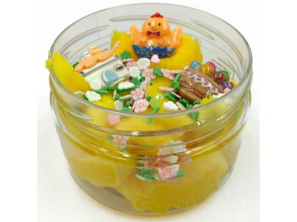 2719 1 2719 1 hedvabny zluty kuratkovy 2