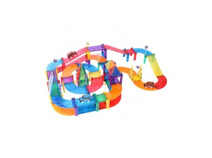 3433 108 pcs magnetic track car series toy set 01