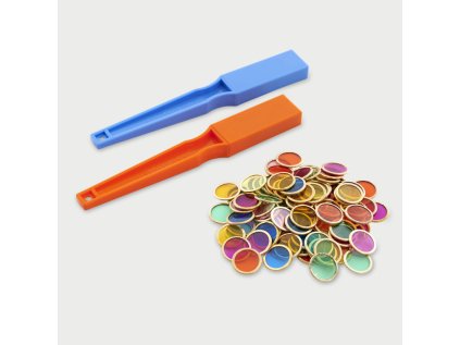 Magnetické tyčky s žetony 01