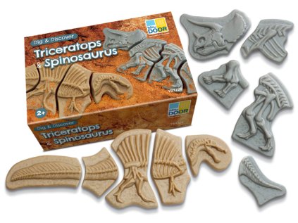 5484 dino kostry triceratopse a spinosauruse 01