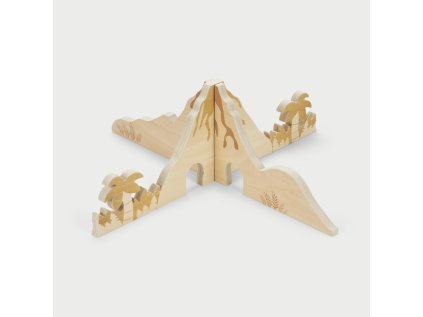 Dřevěná krajina objevuj dinosaury 01