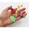 Eco sada jarních miniaturních hraček  5 kusů