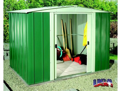 24991 1 zahradni domek arrow dresden 86 zeleny