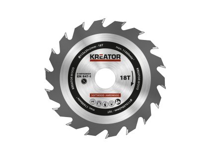 41583 krt020434 pilovy kotouc na drevo 115mm 18t